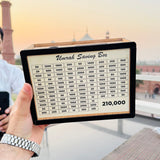 Umrah Saving Money Box – Handmade Premium Wooden (Buy 1 Get 1 Free)