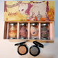 Gift Packing Luxury Velvet Makeup Puff Set – FREE 2 Eyeshadows | Premium Packaging 🎀