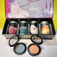 Gift Packing Luxury Velvet Makeup Puff Set – FREE 2 Eyeshadows | Premium Packaging 🎀