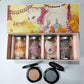 Gift Packing Luxury Velvet Makeup Puff Set – FREE 2 Eyeshadows | Premium Packaging 🎀